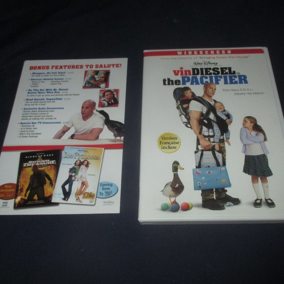The Pacifier (DVD, 2006, Widescreen, Canadian) Vin Diesel - Picture 1 of 3